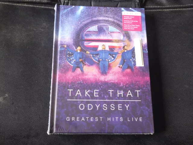 Take That - Odyssey Greatest Hits Live (NEW SEALED DELUXE EDITION CD & DVD 2019)