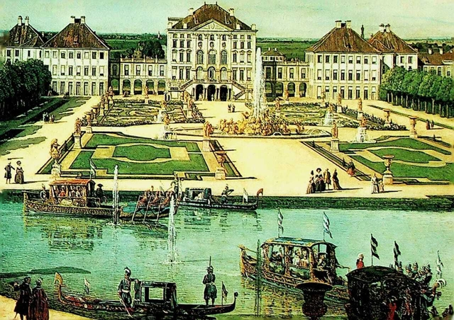 Deutschland 2003 Garten Ansicht Von Nymphenburg Palace München Sp. Stempel Ppc