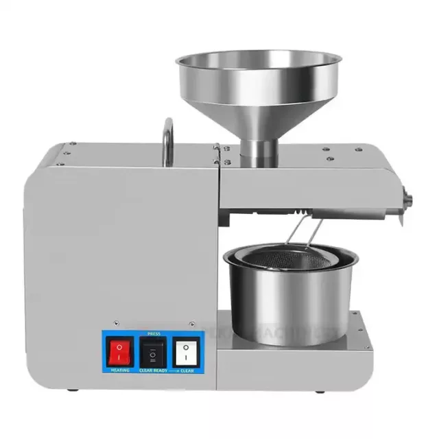 Commercial Food Grade Home Automatic Hot Cold Oil Press Machine Stainless Steel