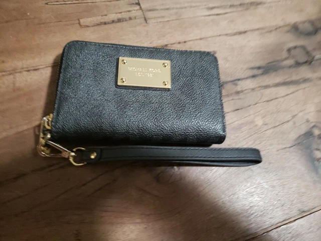 Michael Kors Women's Zip Around Wallet Wristlet ~Brown Free Shipping Est. 1981