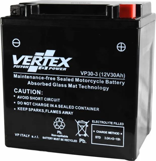 Vertex Battery For Harley Davidson FLHTKL 1690 Electra Glide Ltd Low ABS 2015