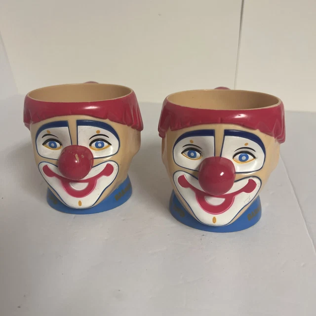 RINGLING BROS BARNUM and Bailey Circus Souvenir Clown Cups Mugs Set of