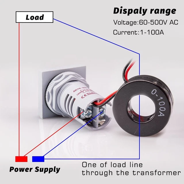 Alto Qualità Indicatore Test Metri Voltmetro ABS Elettrico Componenti