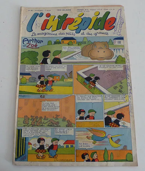 MAFALDA  périodique revue magazine An 50's   L'intrépide N° 256