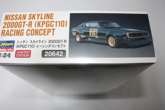 HASEGAWA 1/24 NISSAN SKYLIN 2000GT-R RACING CONCEPT(KPGC110) MODEL kit ...