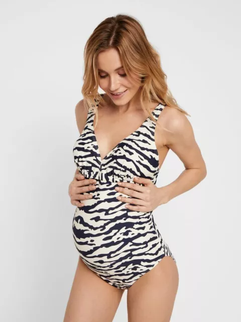 Mamalicious Zebra Padded Maternity Swimsuit - 20010770