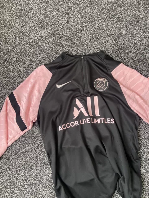 Tuta PSG taglia grande nera e rosa - Nuova di zecca con etichette