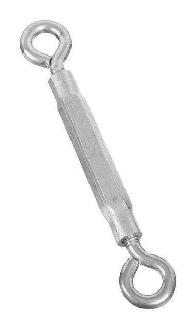 National Hardware N221-762 Zinc-Plated Eye & Eye Turnbuckle 3/8 x 10-1/2 in.