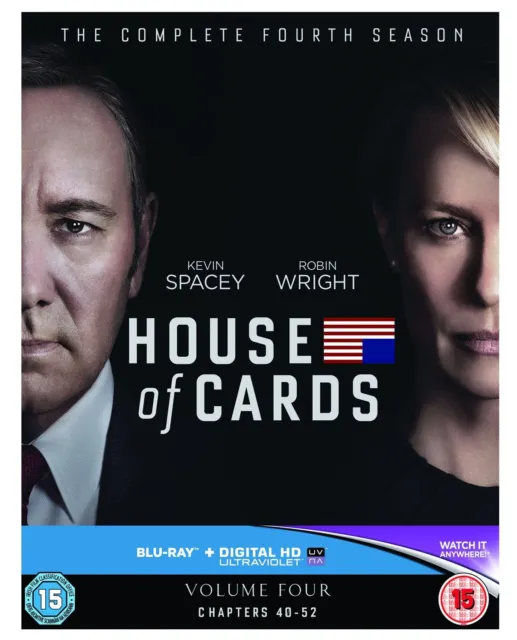 House of Cards - Season 4 (Blu-ray) Kevin Spacey Robin Wright Michael Kelly