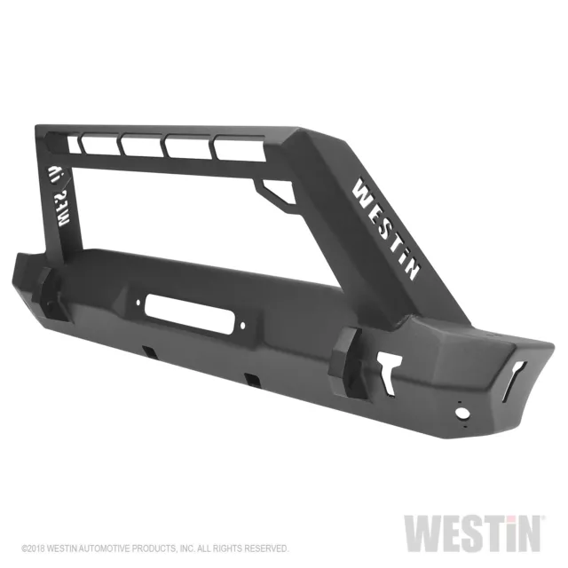 Westin 59-80085 WJ2 Stubby Front Bumper w/LED Light Bar Mount
