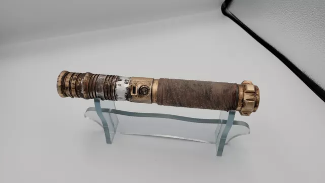 Star Wars Lightsaber - custom weathering and grip wrap- full metal hilt