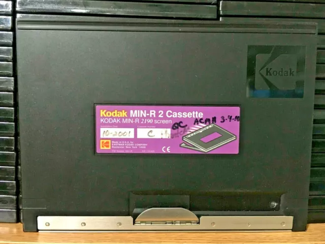 Kodak 18cm x 24cm Min-R 2 Cassette, Kodak Min-R 2190 Screen