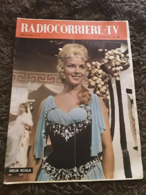 Radiocorriere Tv 1961 Helene Remy Giuseppe Pela  Delia Scala Gino Mavara