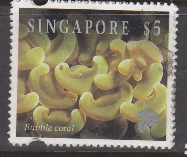 Singapore - $5 Reef Life (1st Series) (Used) 1994 (CV $13)