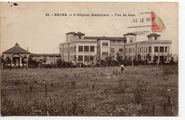REIMS - Marne - CPA 51 - Santé - Hopital Américain