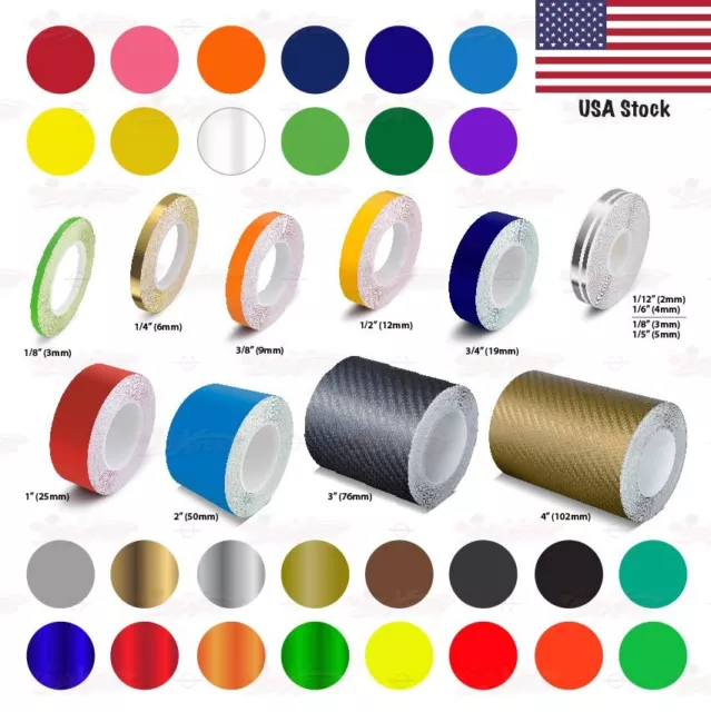 Roll PIN STRIPE Car Model PinStriping DIY Styling Decal Line TAPE Vinyl Stickers