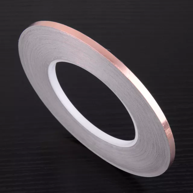 50M 5mm Single Side Copper Foil Conductive Tape EMI Shielding Adhesive Barrier