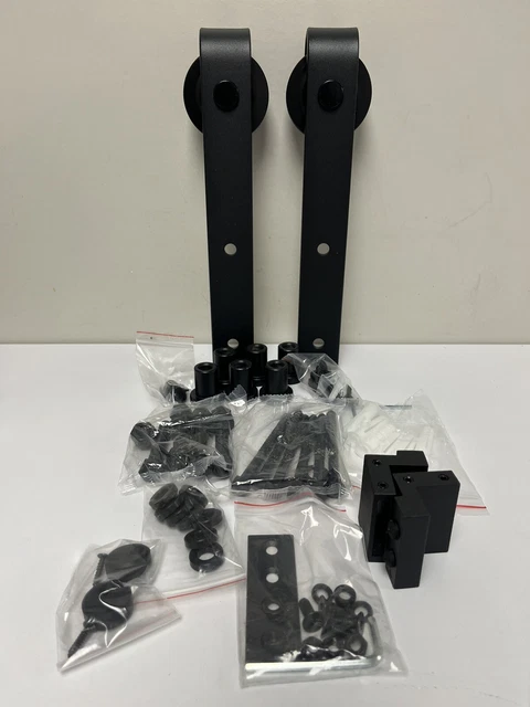 8 Ft Sliding Barn Wood Door Hardware Track Rail Hangers Rollers