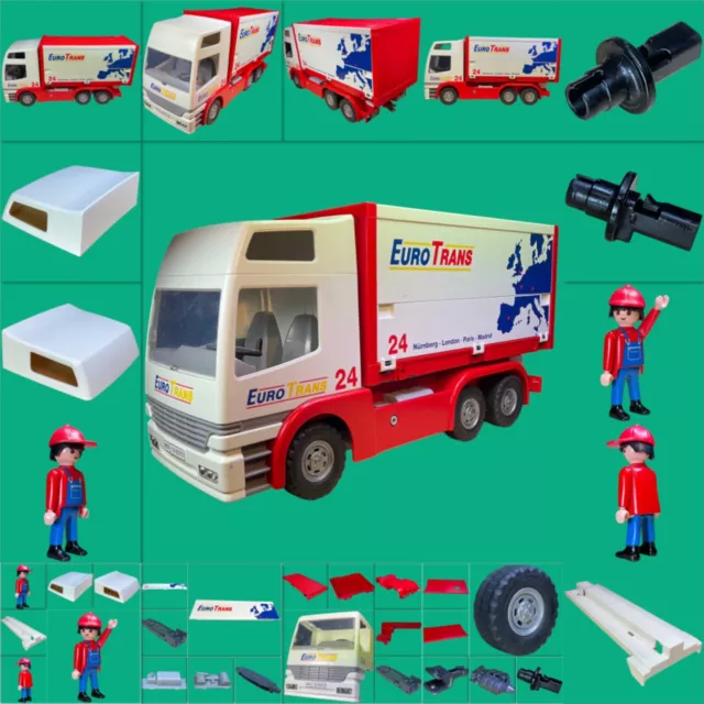 Playmobil City Action 9370 Euro Trans 24 Truck LKW #P20