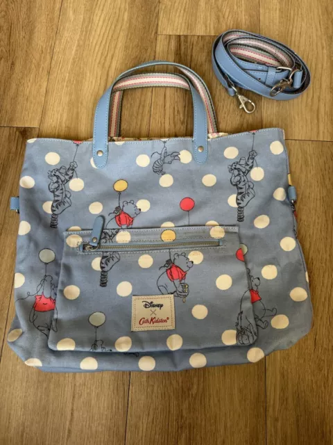 Cath Kidston Winnie the Pooh Spot Reversible Cross Body Rare Limited Edition Bag