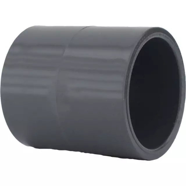 Charlotte Pipe 2 In. Sch. 80 Slip X Slip PVC Coupling PVC 08100  2000HA Pack of