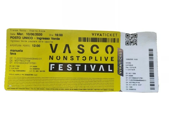 biglietto concerto vasco
