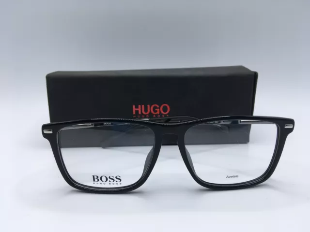 Hugo Boss Boss 0931 Men's Black Frame Demo Lens Rectangular Eyeglasses 54MM