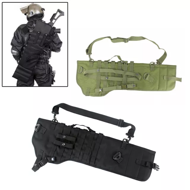 Tactical MOLLE Shotgun Scabbard Rifle Holster Sling Case Bag