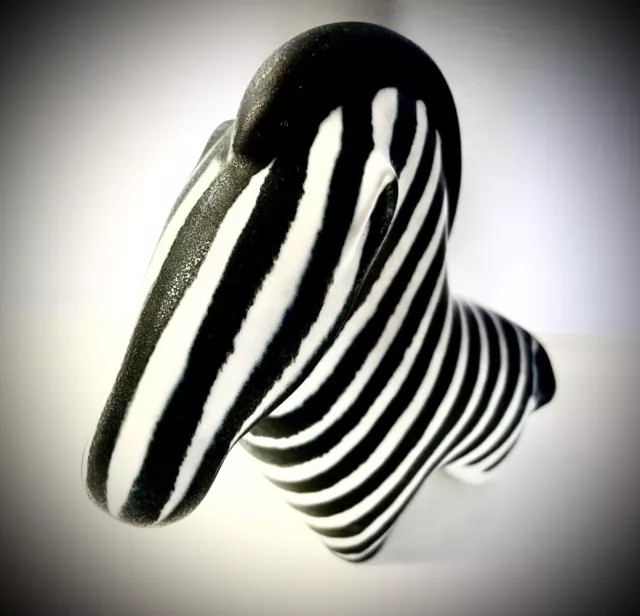 Vintage Finnland Zebra Figur abstrakte Kunst neuwertig!