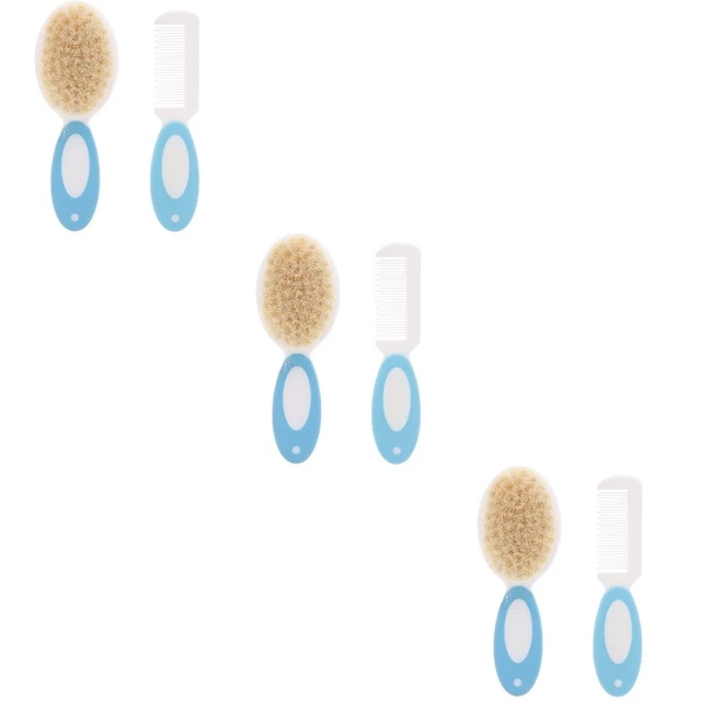 6 Pcs Children Hair Comb Kids Toddler Wool Brush Cleansing Baby Shampoo