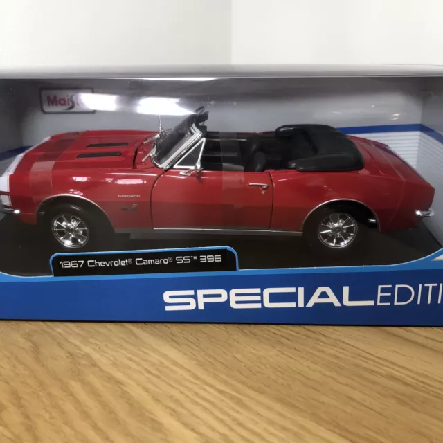 Chevrolet Camaro SS 396 1967 | Maisto Diecast | 1:18 Scale Model Car