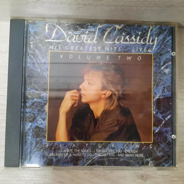 David Cassidy His Greatest Hits - Live - Volume Two - CD - Digital Recording
