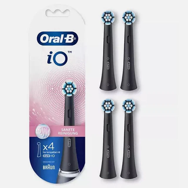 iO Ultimate Clean Electric Toothbrush Replacement Head Black