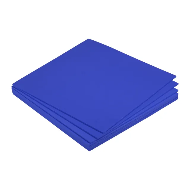 EVA Schaumstoffblätter blau 9,8 Zoll x 9,8 Zoll 3 mm dick Handwerk Schaumstoffblätter 8er Pack