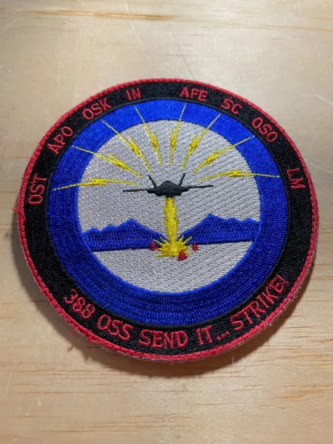 1990s/2000s? US AIR FORCE PATCH-380th OSS - SEND IT...ORIGINAL USAF STICKY BACK!