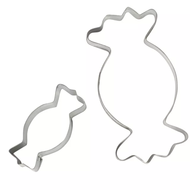 2x Forma stampo formina tagliabiscotti Caramella per dolci sandwich biscotti