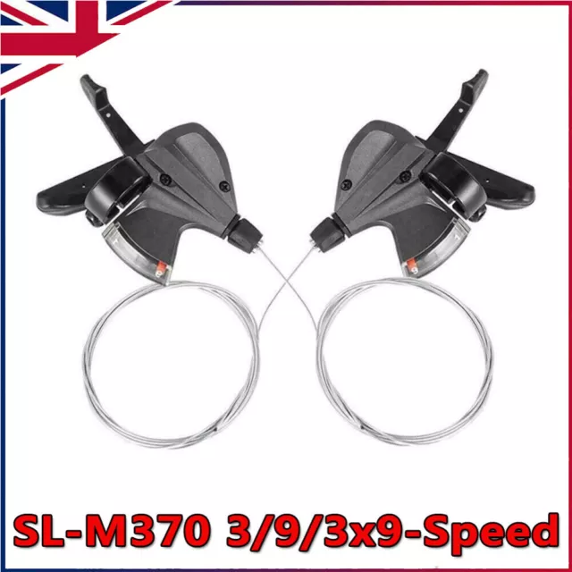 For Shimano Altus SL-M370 3/9/3x9 Speed Trigger Shifter Gear Lever Brake MTB UK
