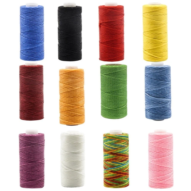 Filo Cerato 0,8mm/78M Filo Cotone Linea Cucito Artigianale Per Uso - Foto 8