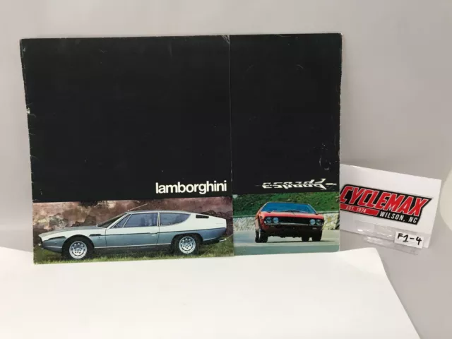 Lamborghini Espada 400 GT 1973 Original UK Market Multilingual Brochure