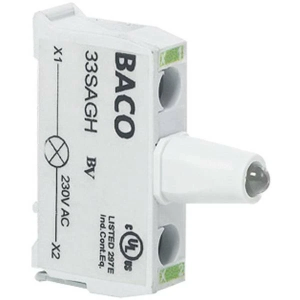 Baco ba33sarl elemento led rosso 12 v/dc 24 1 pz