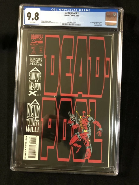Deadpool: The Circle Chase (1993) #1 CGC NM/M 9.8 White Pages