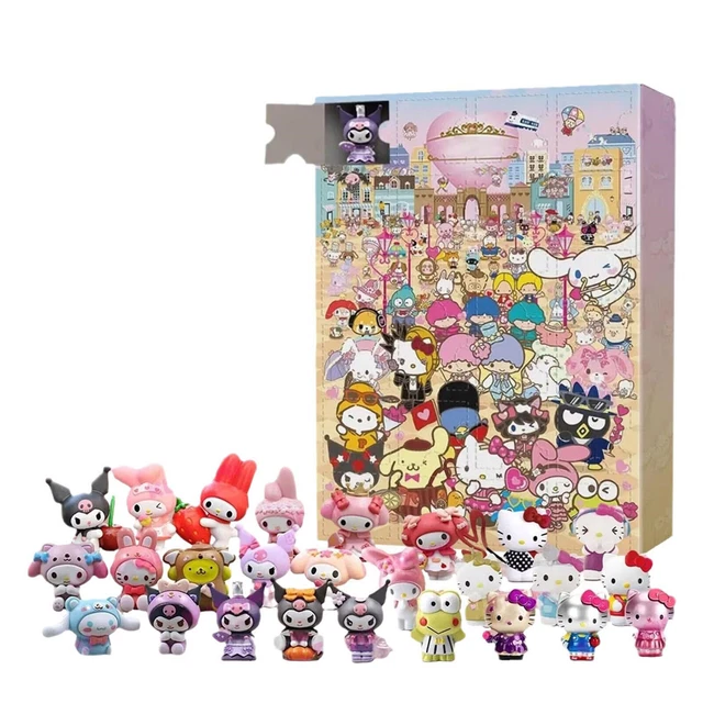 HELLO KITTY 2024 Christmas Advent Calendar Kuromi Countdown 24 Days