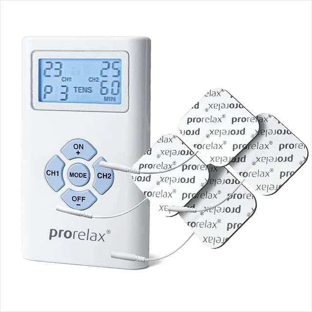 prorelax TENS/EMS Duo elettrostimolatore 2 terapie con un unico dispositivo