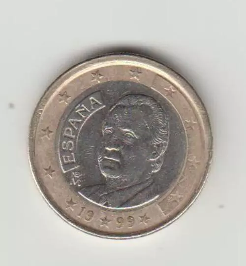 Spanien - 1 Euro 1999 - König Juan Carlos I.- sehr schön - Bestell-Nr. 2