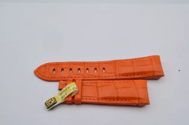 Graham Croco Leather Bracelet 0 7/8in For Buckle Clasp 0 25/32in Neu Swordfish