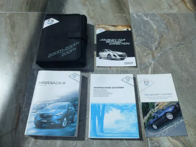 Mazda CX5 CX-5 Owners manual handbook pack & wallet 2012