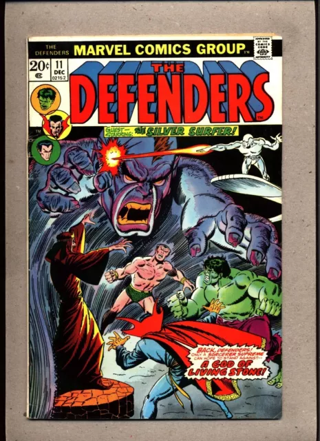 THE DEFENDERS #11_DEC 1973_FINE/VERY FINE_SILVER SURFER_DEFENDERS Vs AVENGERS!