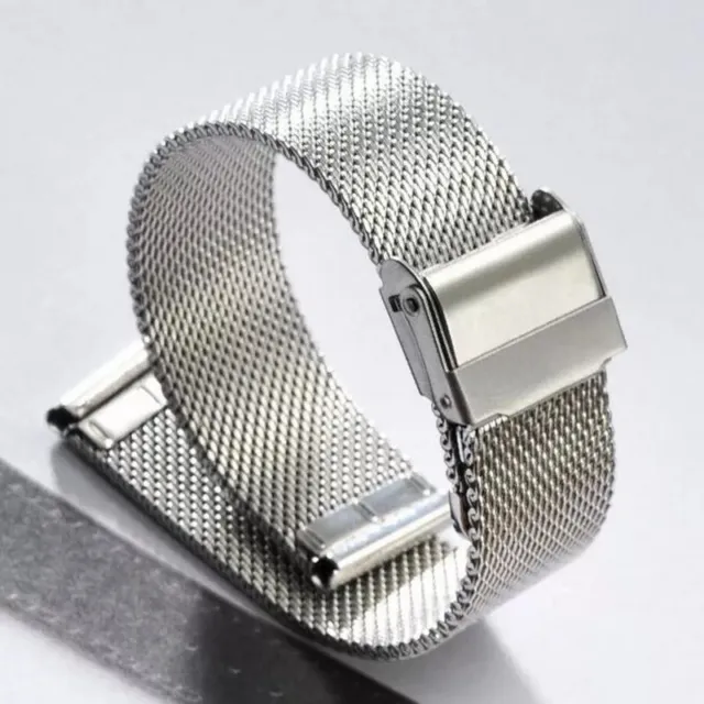 Cinturino Orologio Maglia Milano Mesh Bracciale Acciaio Ricambio 14 16 18 20 22