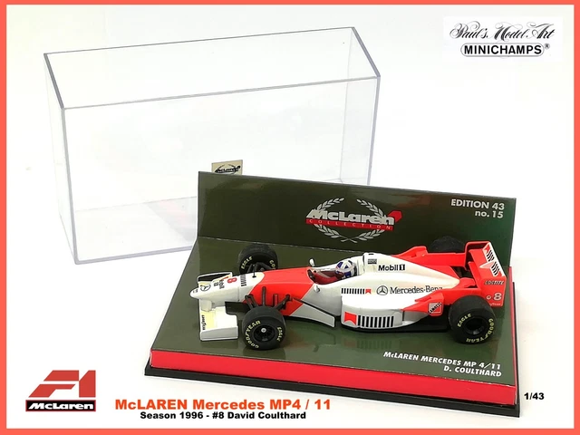 MINICHAMPS 1/43 - F1 McLAREN MERCEDES MP4/11 #8 David COULTHARD- Season 1996