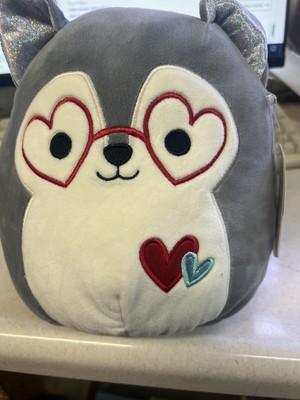 husky with glasses squishmallow